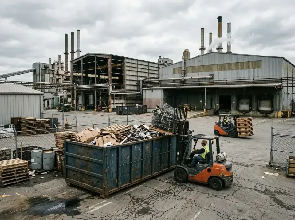 industrial-factory-scrap-conta-003 — frequently asked questions, Cheap Roll-off Dumpster Rentals in Kewaskum, WI
